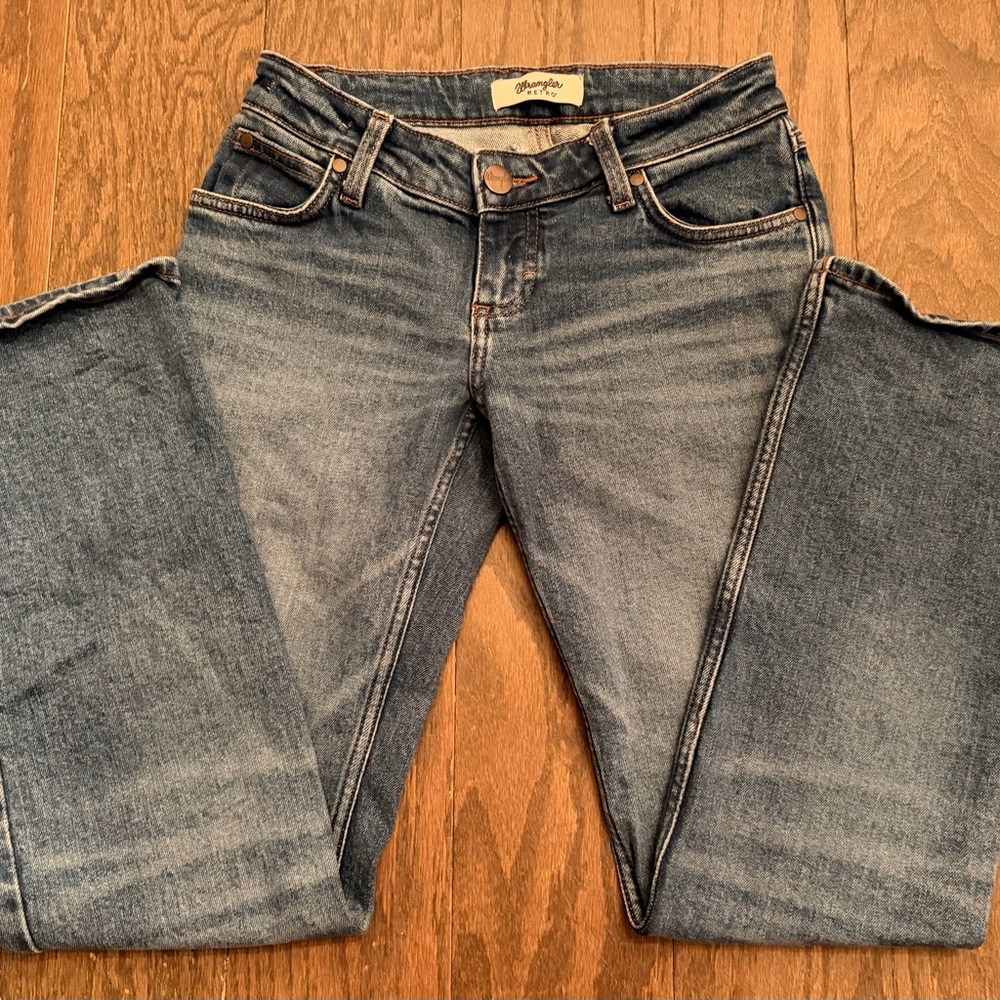 Blue Wrangler Retro Jeans